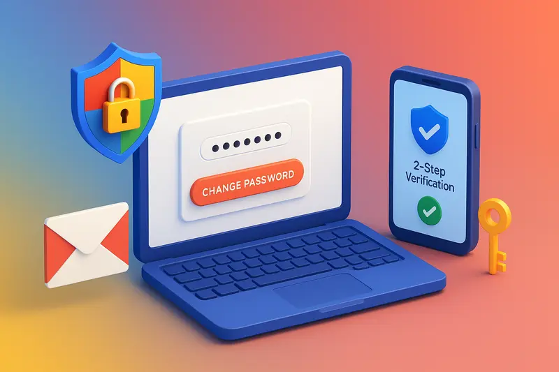 Gmail password change guide